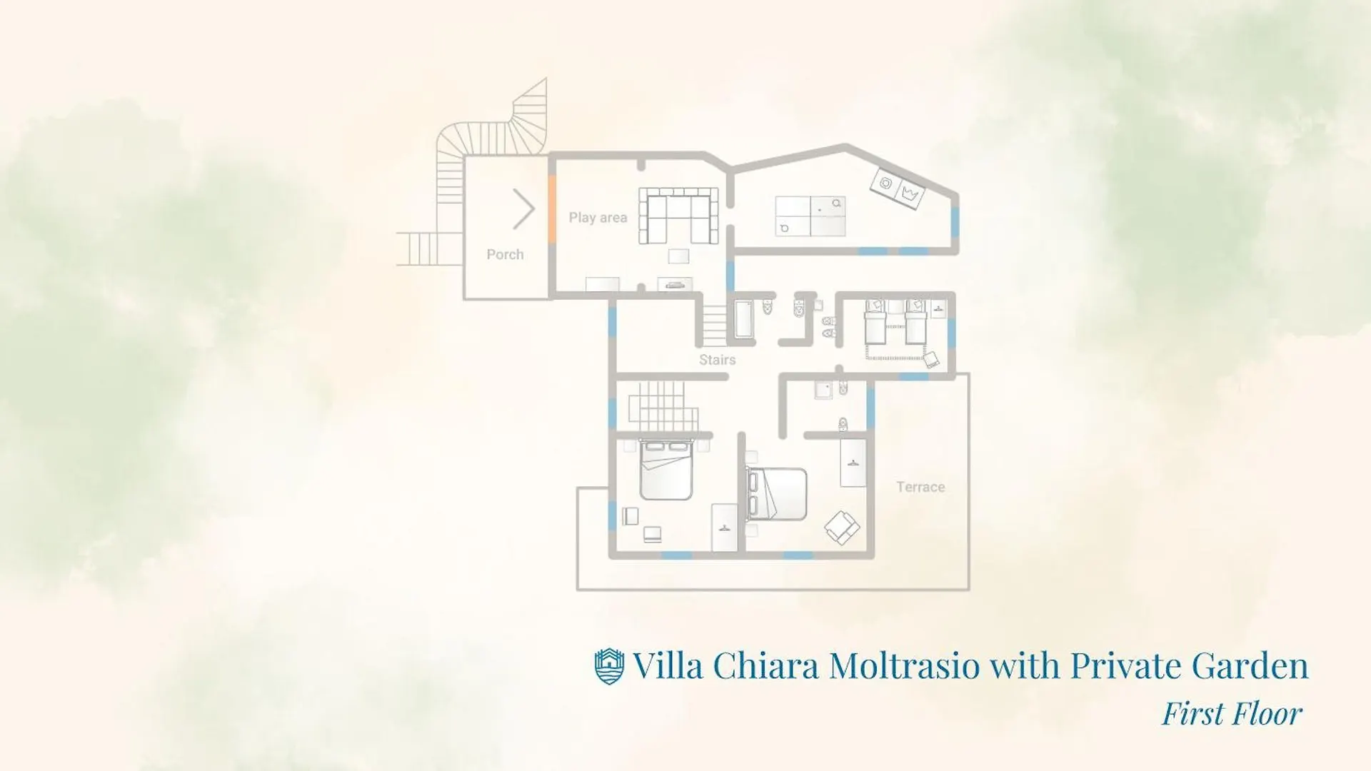 Villa Chiara Lake Como With Private Garden By Rent All Como モルトラージオ
